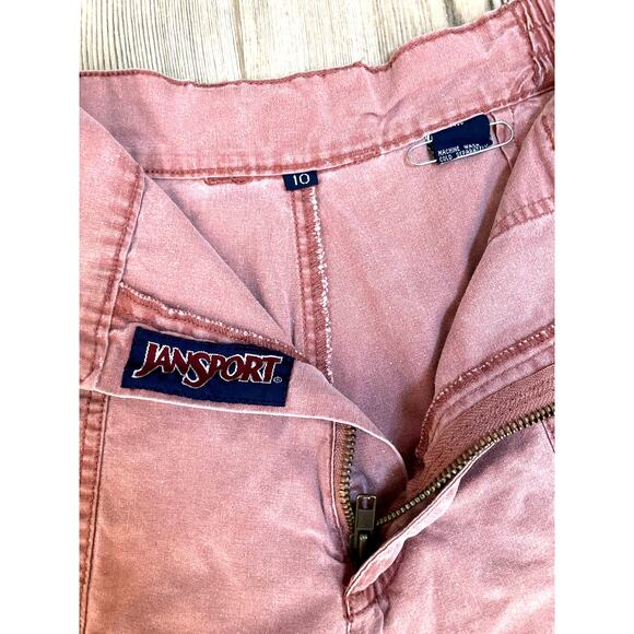 JanSport Vintage Shorts medium large dusty rose high rise y2k - Picture 4 of 4
